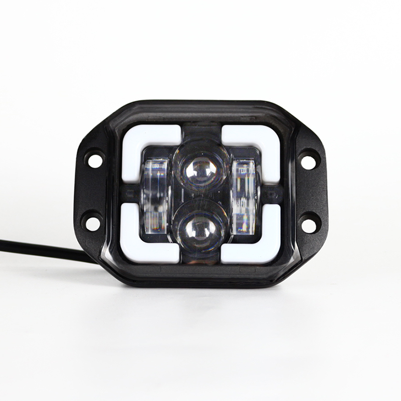 4-inch Wrangler off-road vehicle 60W square led work lamp Angel eye spot lamp refitted turn signal fog lamp