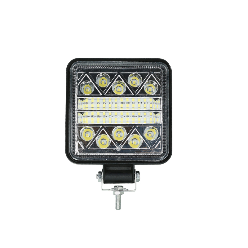 Automobile led work light spotlight 72w square 34 bead headlamp refitted truck off-road vehicle roof light