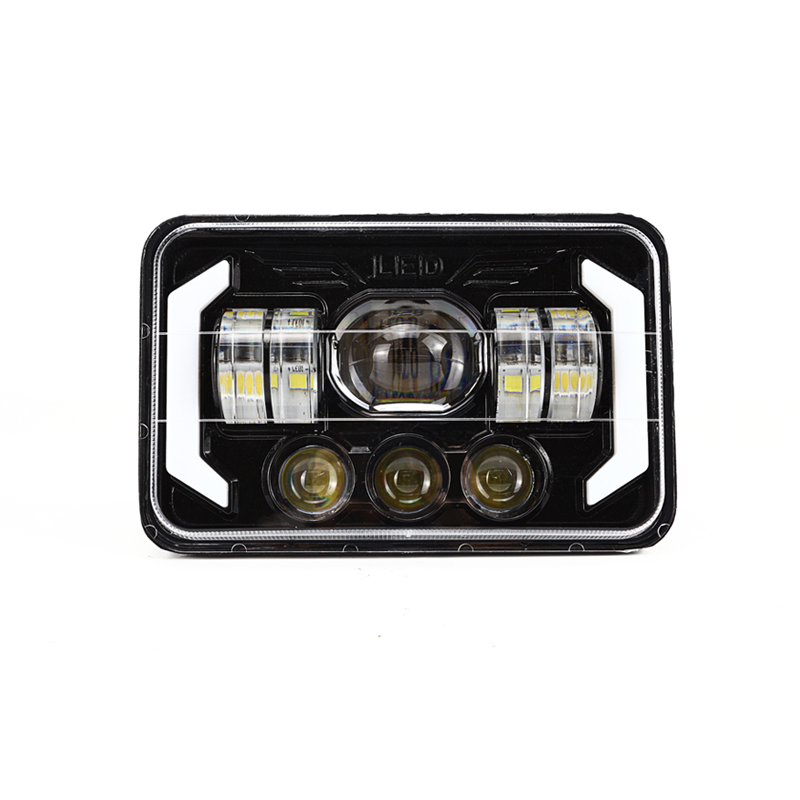 5-inch led headlights Square Harley motorcycle led lights Car refitted headlights High and low beam universal headlights